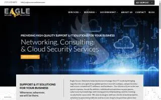 Eagle Secure Solutions website