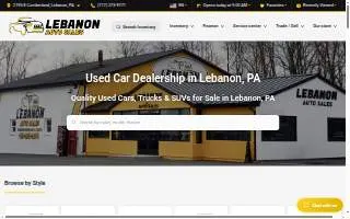 Lebanon Auto Services website