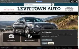 Levittown Auto website
