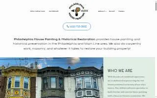 Philadelphia House Painting & Historical Restoration of Lower Merion website
