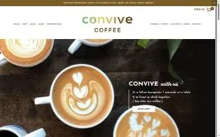 Convive Coffee Roastery of McCandless website