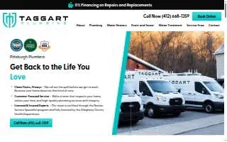 Taggart Plumbing, LLC website