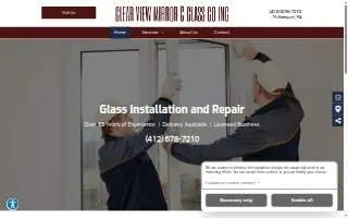 Clear View Mirror & Glass Co Inc website