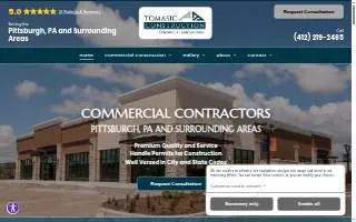 Tomasic Construction website