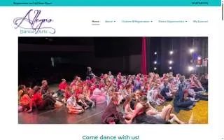 Allegro Dance Arts, LLC website