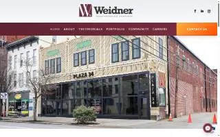 Weidner Construction Services website