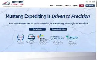 Mustang Expediting, Inc. (Mustang Logistics) website