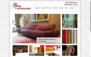 Rosen Interiors website