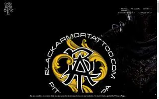 Black Armor Tattoo website