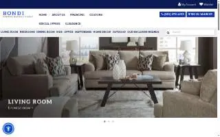 Bondi Furniture website
