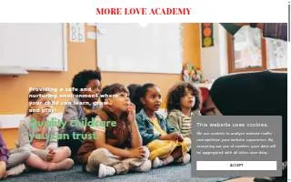 More Love Academy website