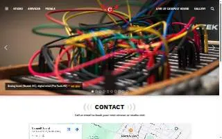 Catapult Sound website