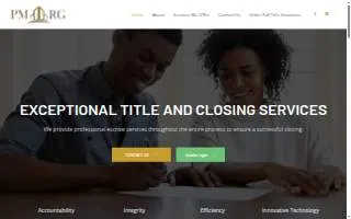 PMRG Solutions website