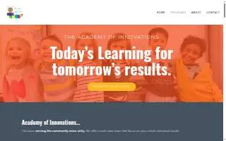 Academy of Innovations website