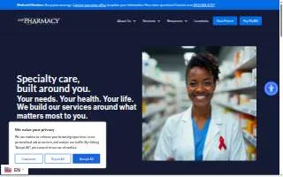 AHF Pharmacy - Philadelphia website