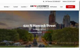AM&PM LOCKSMITH website