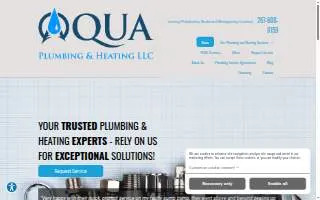 Aqua Plumbing & Heating LLC website