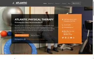 Atlantic Physical Therapy of Philadelphia website