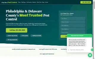 City Best Pest Control of Philadelphia website