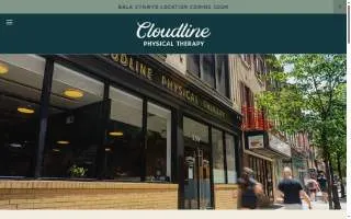 Cloudline Physical Therapy website
