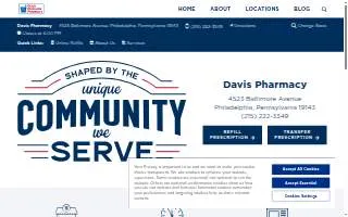 Davis Pharmacy of Philadelphia website