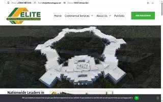 Elite Roofing & Contracting website