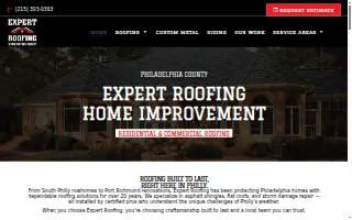 Expert Roofing & Home Improvements website
