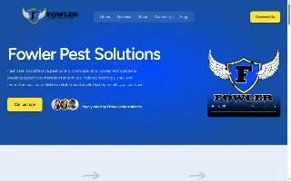 Fowler Pest Solutions website