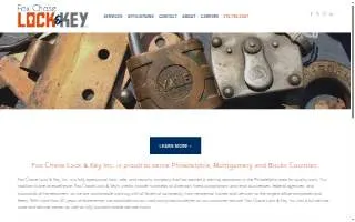 Fox Chase Lock & Key website