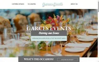 Garces Events website