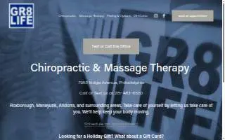 Great Life Chiropractic & Massage website
