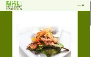 Herb Scott’s Catering website