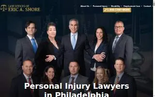 Law Offices of Eric A Shore website