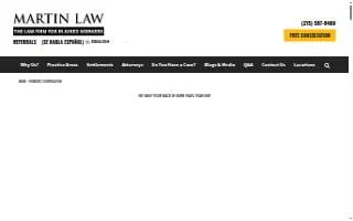 Martin Law of Philadelphia website
