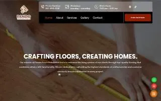 Pando Floors INC website