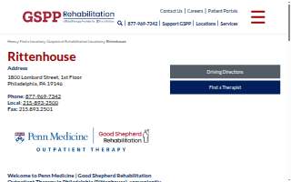 Penn Medicine | Good Shepherd Rehabilitation Outpatient Therapy - Rittenhouse