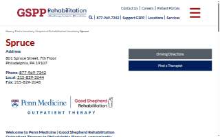 Penn Medicine | Good Shepherd Rehabilitation Outpatient Therapy - Spruce
