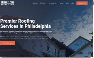 Philly Roofing & Exterior Services website