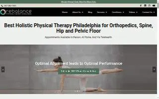 Rebalance Physical Therapy & Wellness website