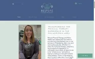 Restore Physical Therapy and Pelvic Health, LLC website