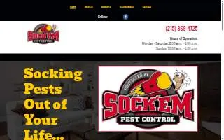 Sock'em Pest Control, LLC website