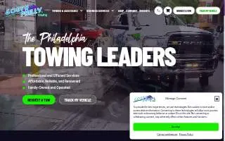 South Philly Towing website