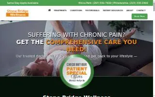 Stone Bridge Wellness website