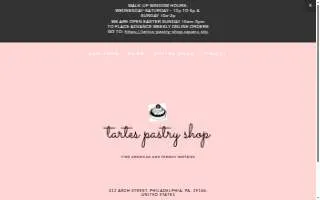 Tartes website