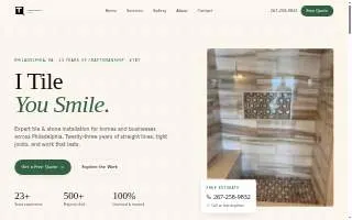 Tom Becker Tile, LLC website