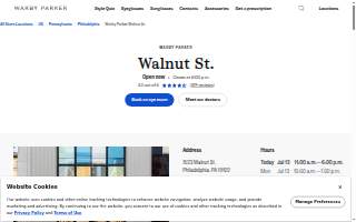 Warby Parker Walnut St.