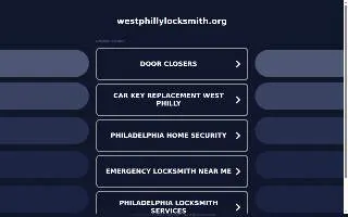West Philadelphia Locksmith website