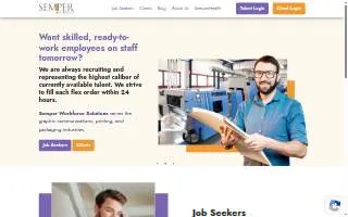 Semper Dry website