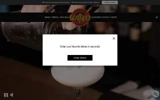 Proper Brick Oven & Tap Room website