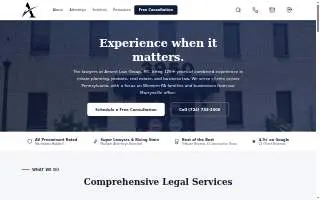 Ament Law Group, P.C. - Attorneys of Plum website